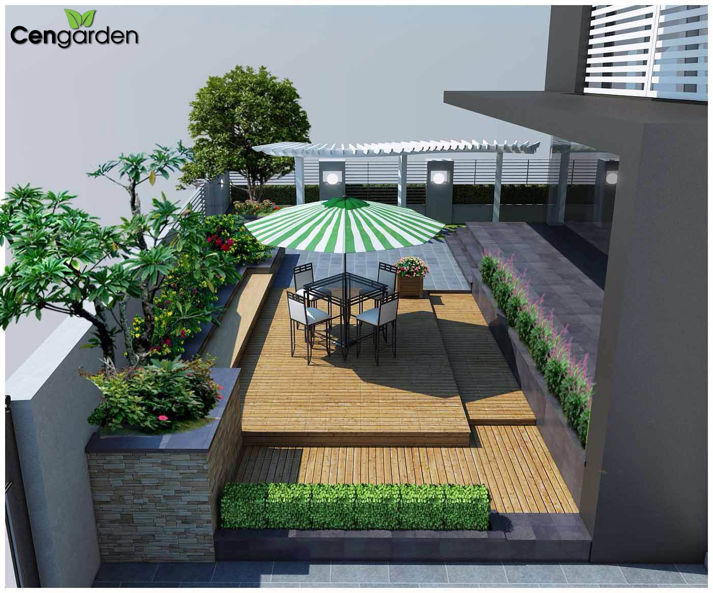 Thiết kế sân vườn 