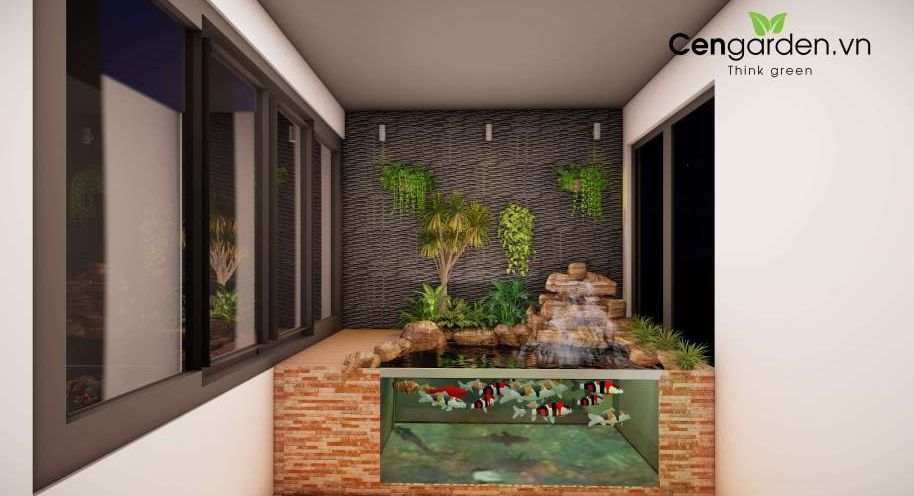 Thiết kế hồ cá Koi