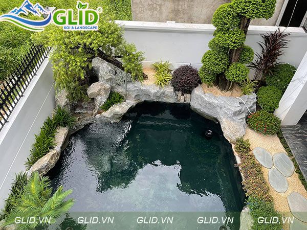 Thiết Kế Thi Công Hồ Cá Koi