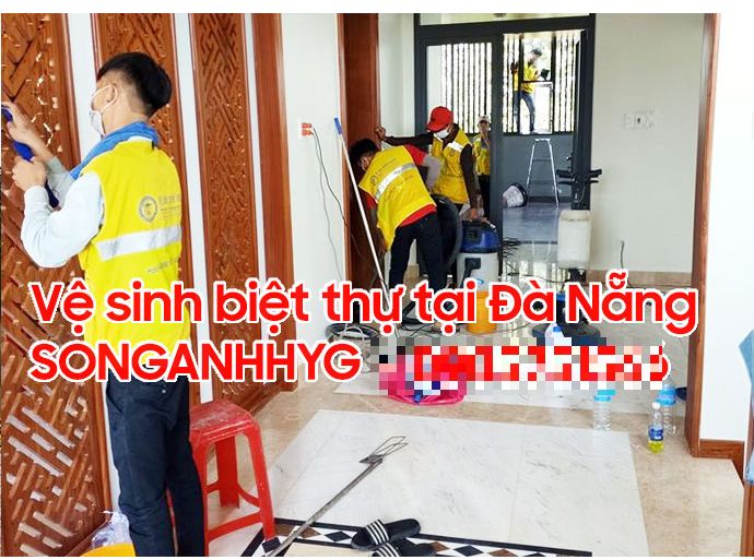 Vệ sinh biệt thự