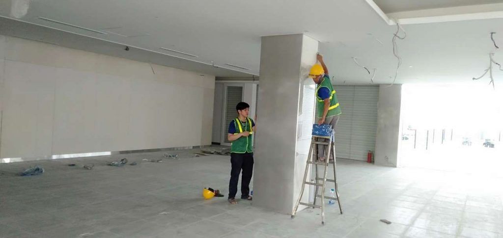 Vệ sinh công trình sau thi công