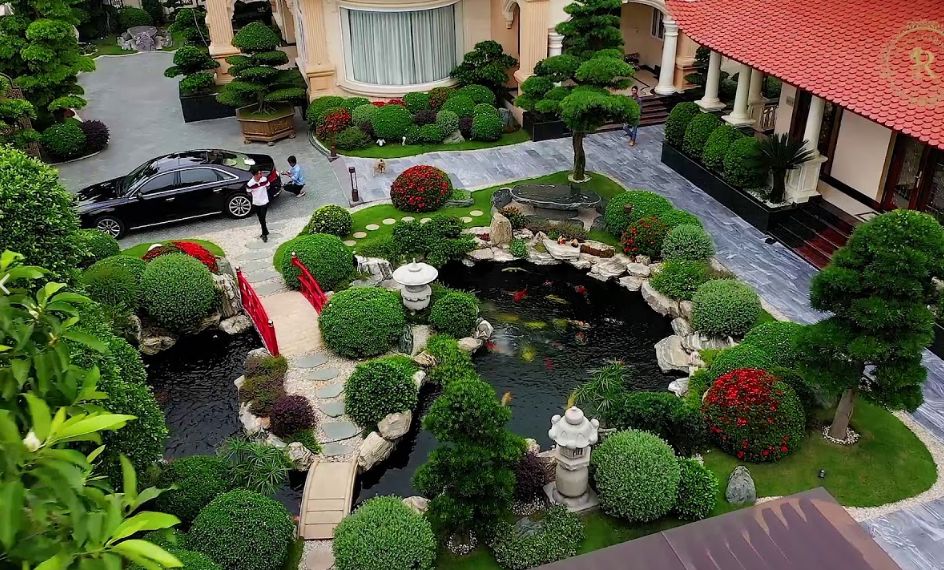 Thiết kế sân vườn biệt thự