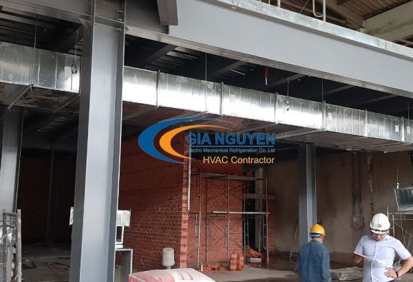 Lắp hệ thống ống gió