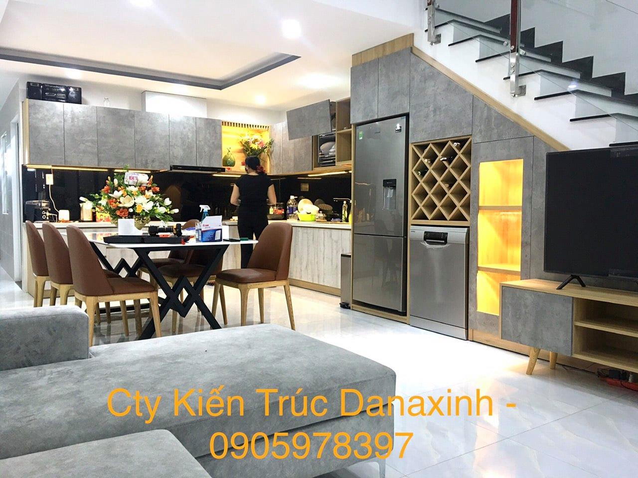 Thiết kế cung cấp nội thất nhà chị Bình