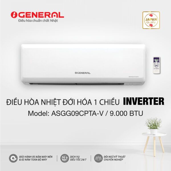  ĐIỀU HOÀ MỘT CHIỀU INVERTER NHIỆT ĐỚI HOÁ