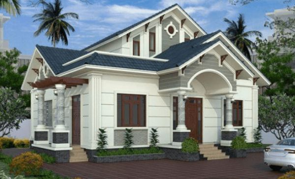 Thiết kế kiến trúc biệt thự mái thái