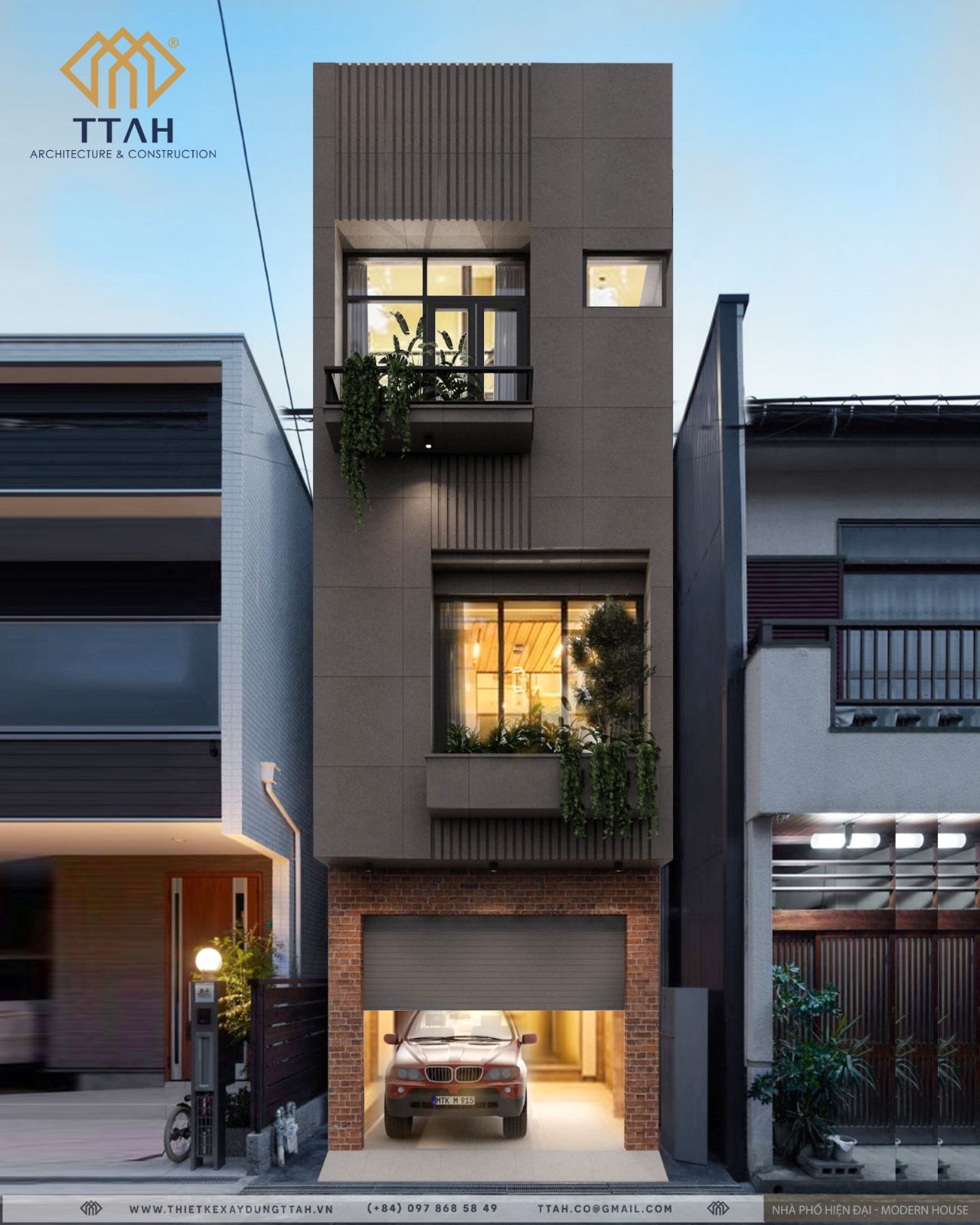 THIẾT KẾ KIẾN TRÚC NHÀ PHỐ