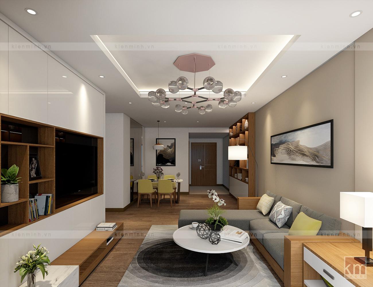 Nội thất chung cư Mandarin Garden Hoa Phat 2
