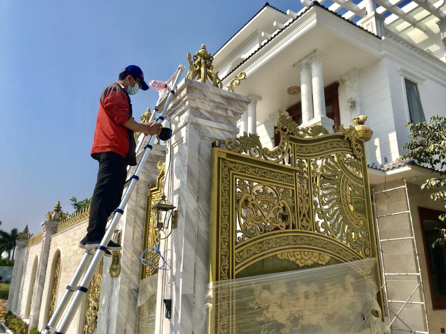 Thi công lắp đặt camera 