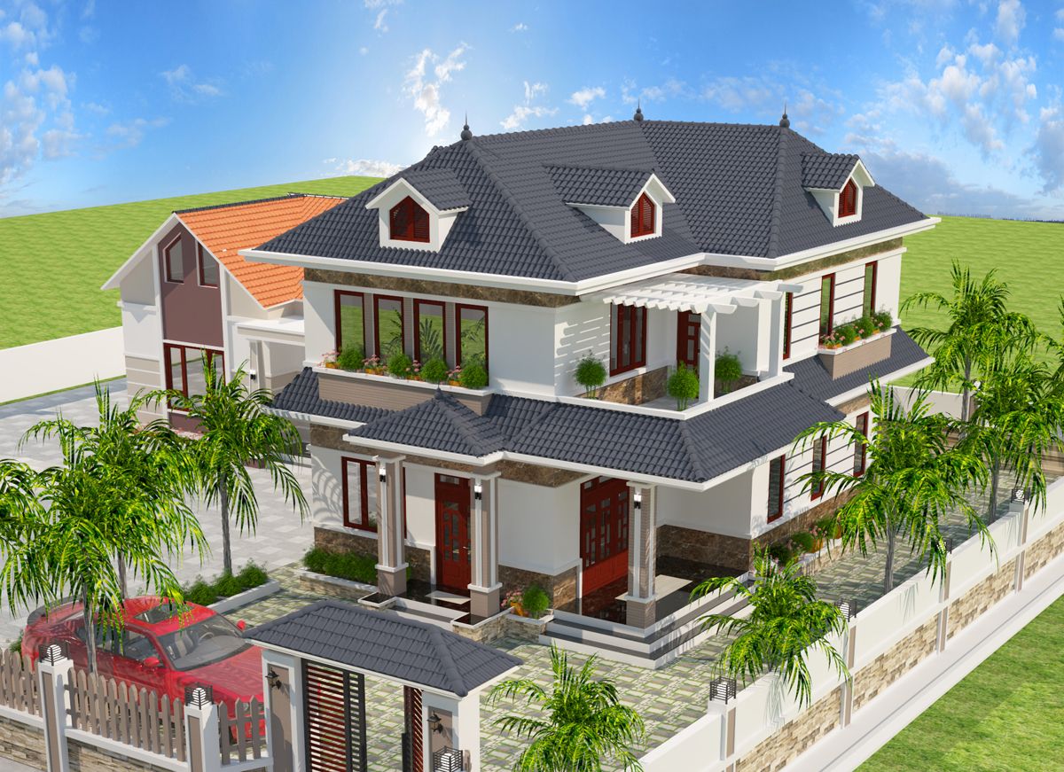 THIẾT KẾ NHÀ BIỆT THỰ 