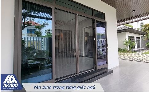 Cửa lưới chống muỗi dạng lùa 