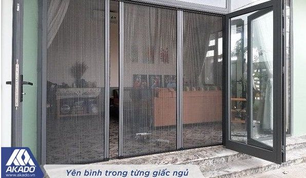 Cửa lưới chống muỗi không ray