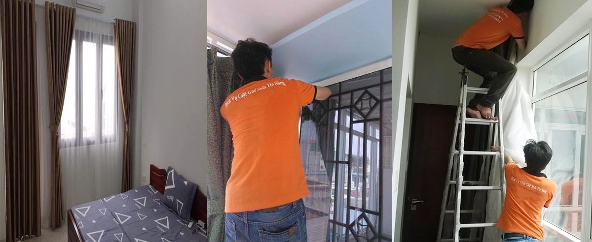 Vệ sinh rèm cửa