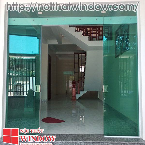 Cửa Kính Cường Lực Lùa 2 Cánh
