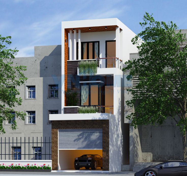 Thiết kế nhà phố hiện đại