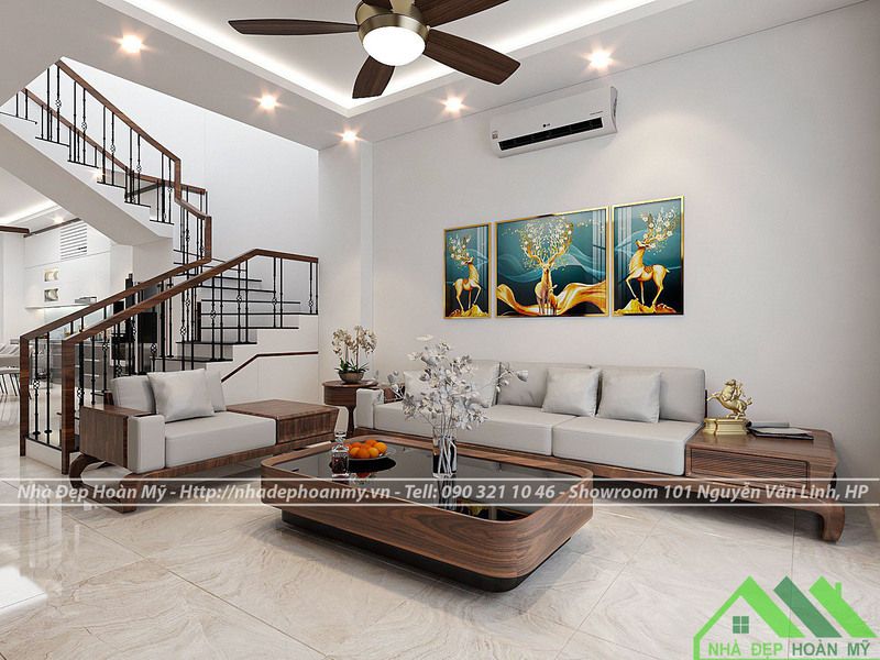 Thiết kế thi công phòng khách