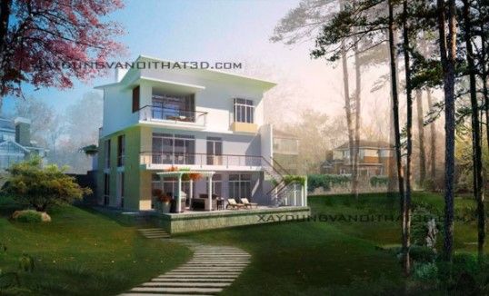 THIẾT KẾ KIẾN TRÚC BIỆT THỰ