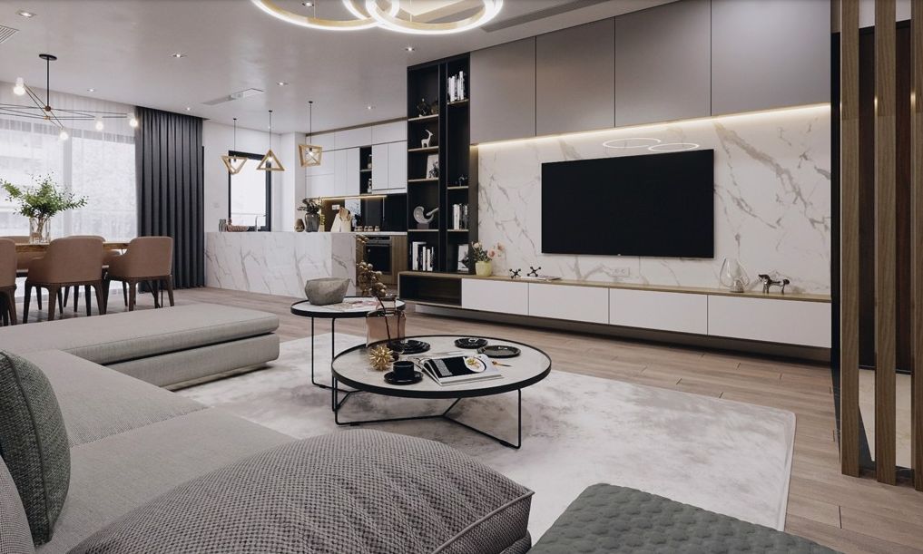 THIẾT KẾ NỘI THẤT PHÒNG KHÁCH