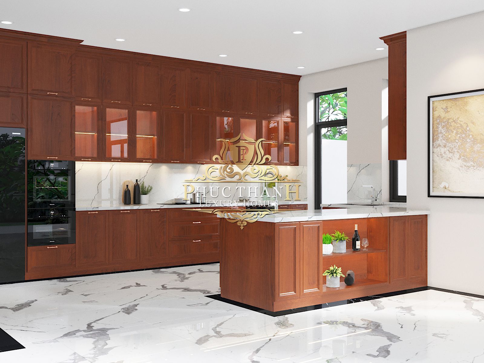 Thiết kế nội thất phòng bếp