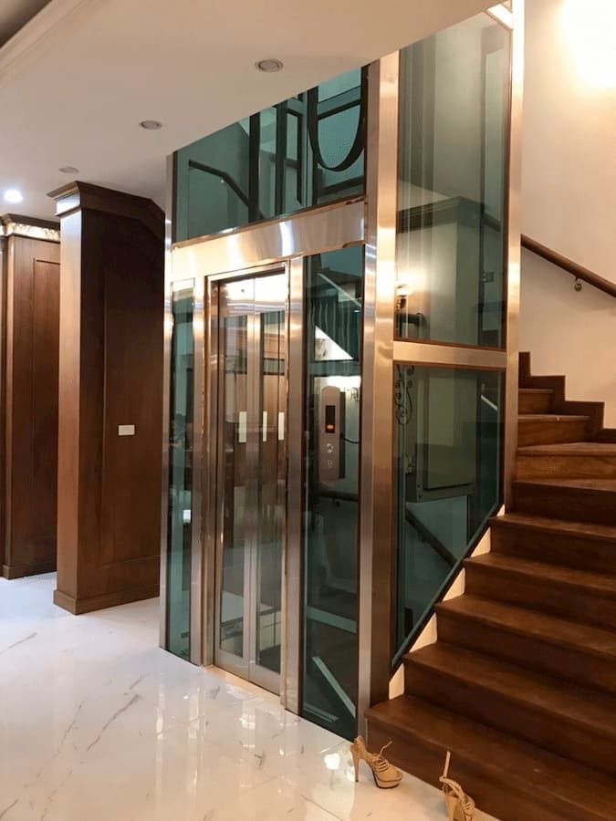 Thiết kế thang máy gia đình