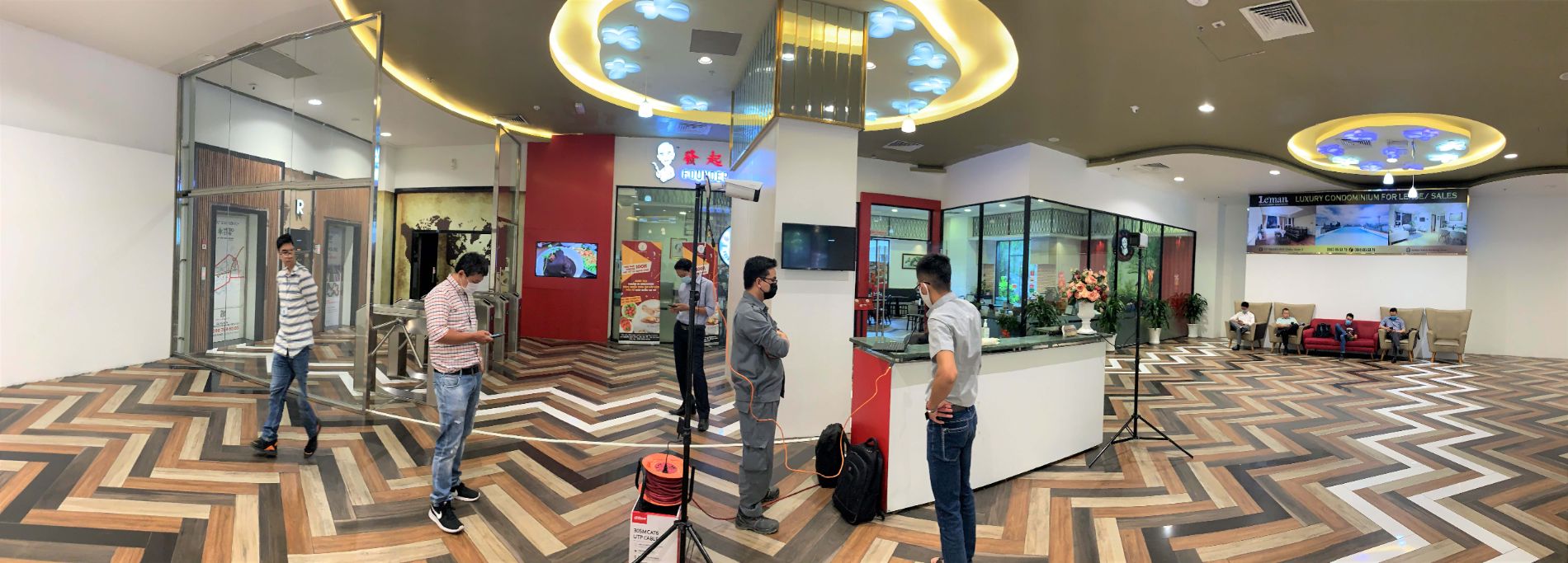 Lắp camera thân nhiệt 
