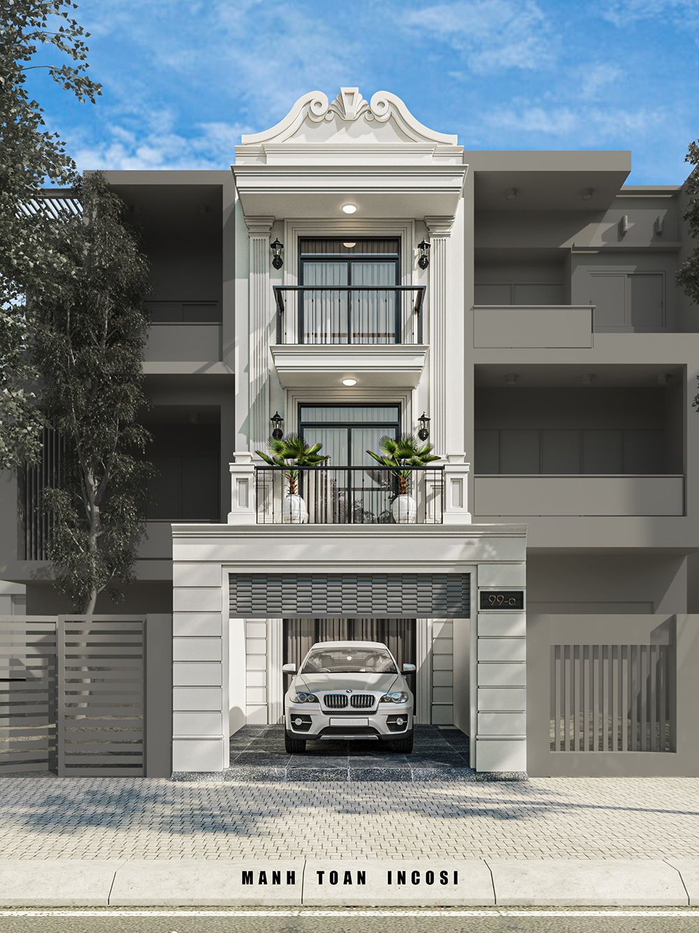 Thiết kế kiến trúc nhà phố