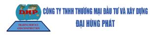 CÔNG TY TNHH ĐẦU TƯ THƯƠNG MẠI VÀ XÂY DỰNG ĐẠI HÙNG PHÁT