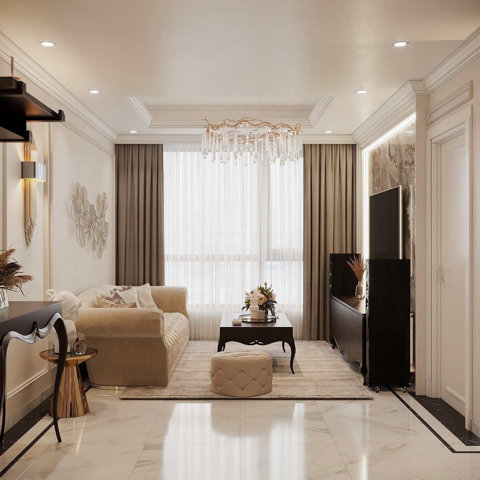 Thiết kế nội thất tân cổ điển
