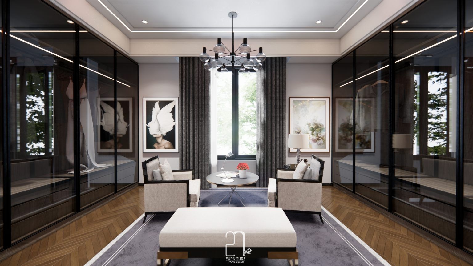 Thiết kế nội thất phòng khách 