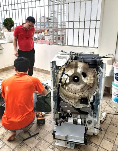 Vệ sinh máy giặt