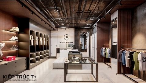 Thiết kế nội thất cửa hàng