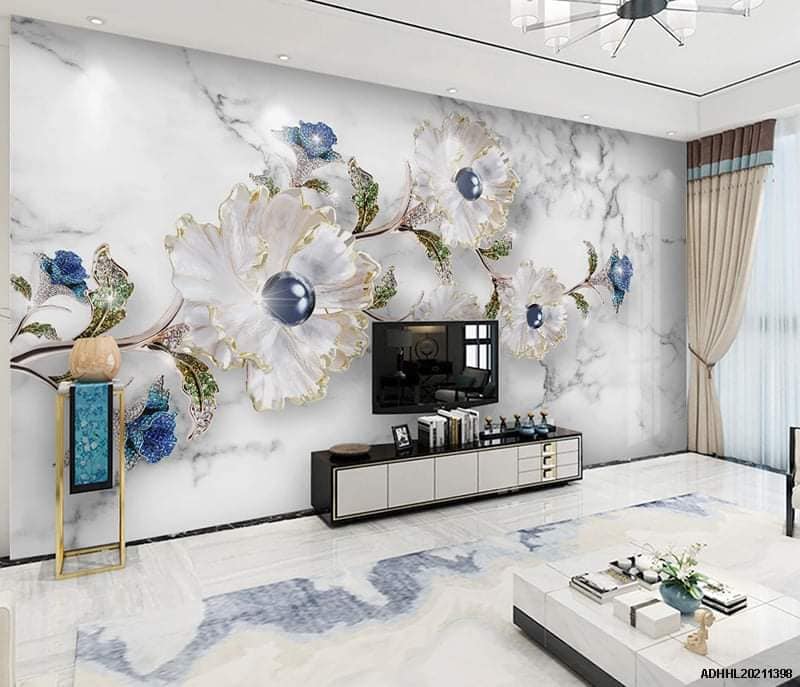 Giấy dán tường hoa văn