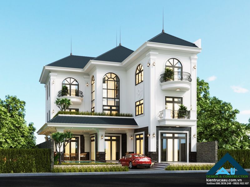 Thiết kế kiến trúc biệt thự