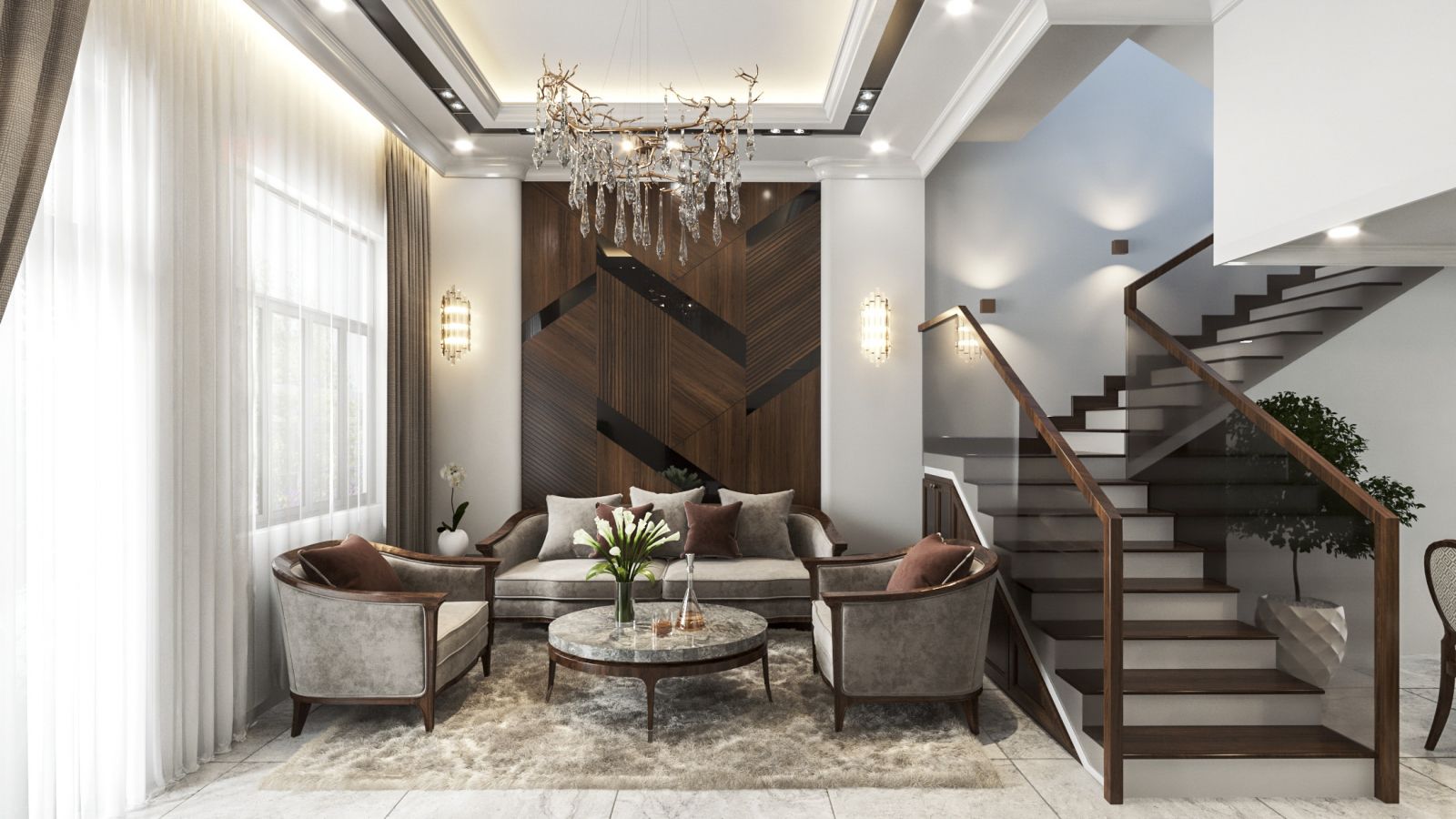 THIẾT KẾ THI CÔNG NỘI THẤT NHÀ PHỐ