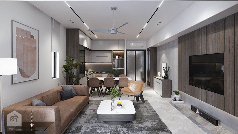 Thiết kế nội thất nhà phố