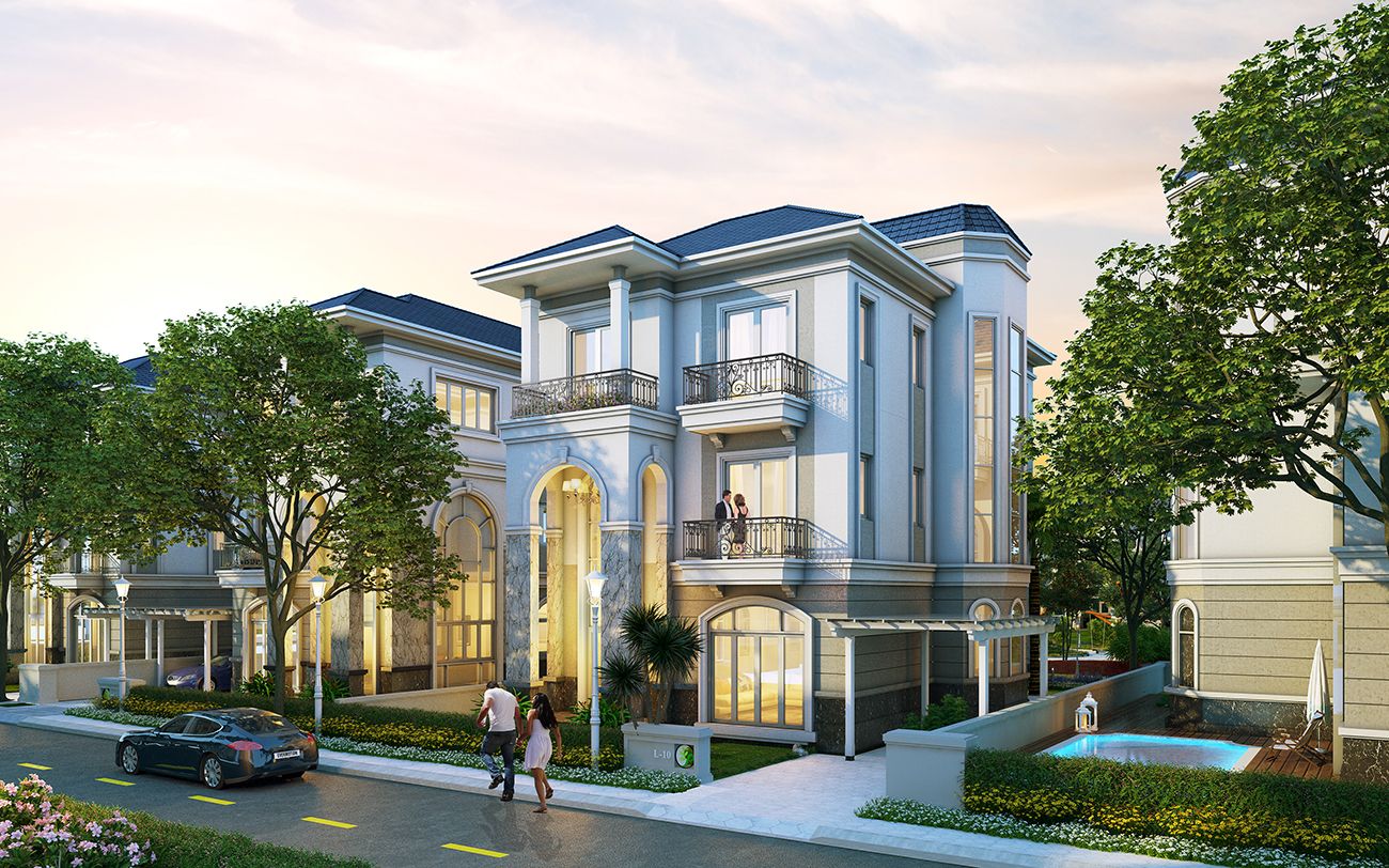 Thiết kế kiến trúc biệt thự tân cổ điển