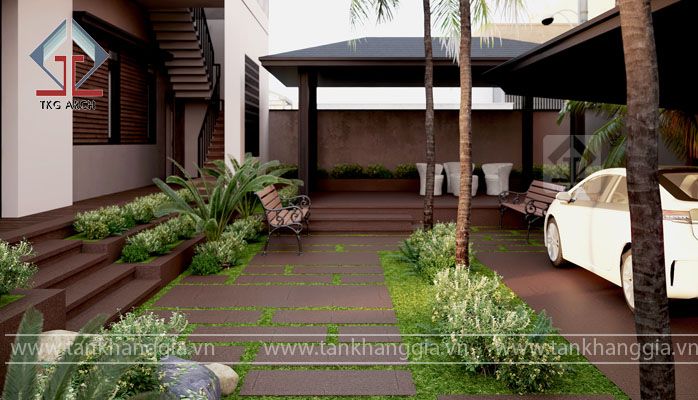 Thiết kế thi công sân vườn
