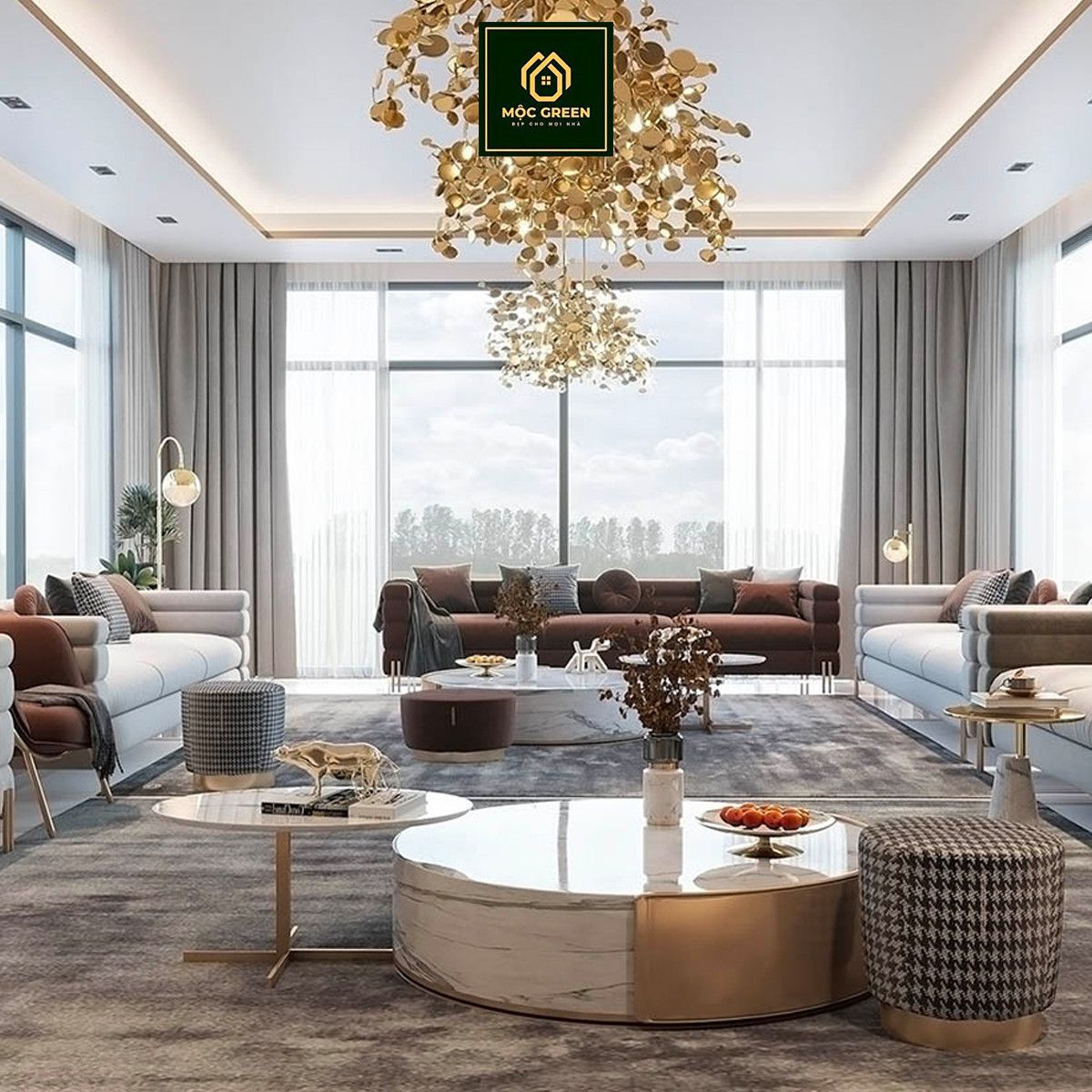 Thiết kế nội thất phong cách Luxury