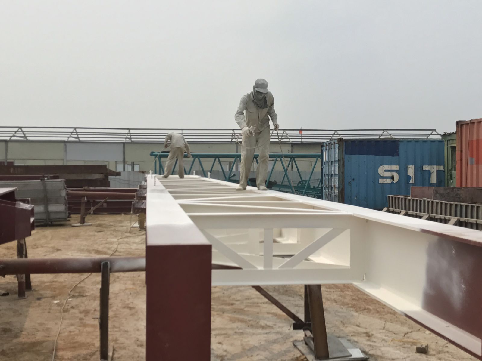 Thi công sơn chống cháy