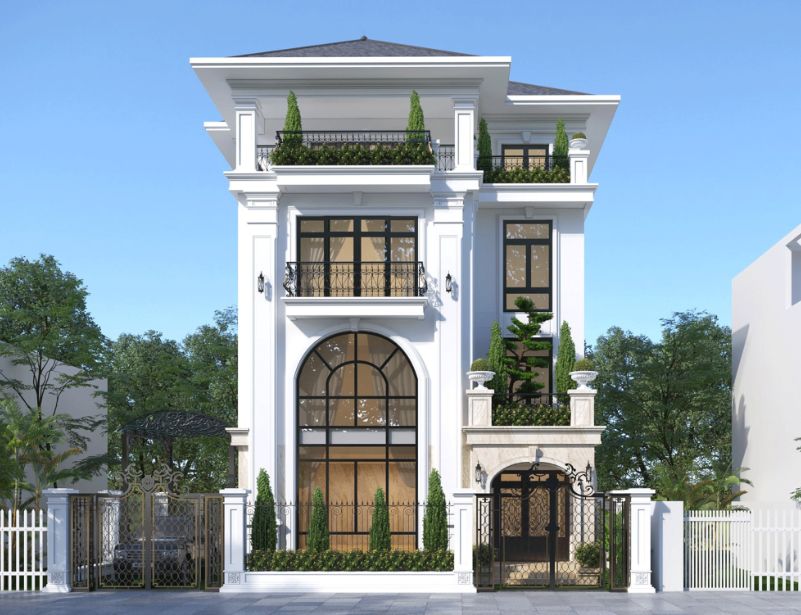 Thiết kế biệt thự tân cổ điển