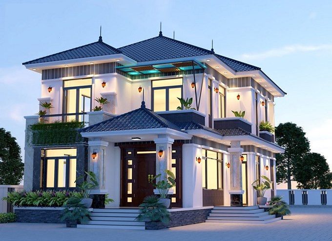 Biệt thự nhà mái Nhật