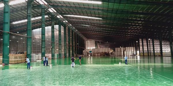 Sơn Epoxy nền nhà xưởng
