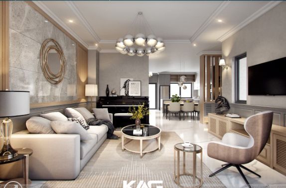 Thiết kế nội thất phòng khách