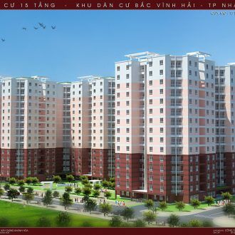  Chung cư 15 tầng  Khu dân cư Bắc Vĩnh Hải  
