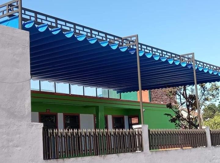 Lắp đặt mái che cố định
