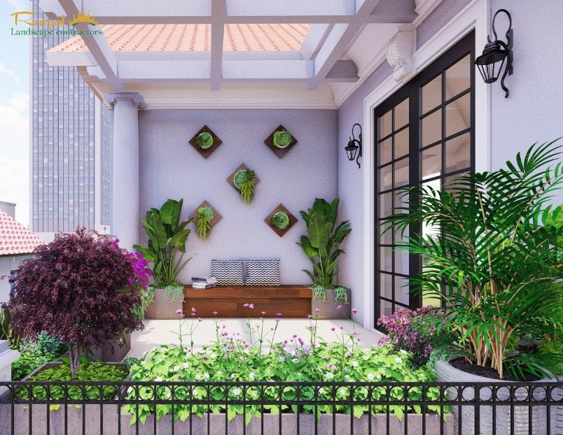 Thiết kế ban công sân vườn