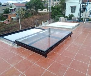 Thi công giếng trời thông minh