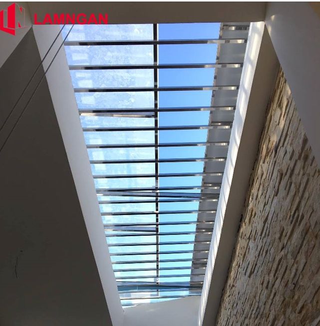 Giếng trời bằng Tấm lợp Polycarbonate