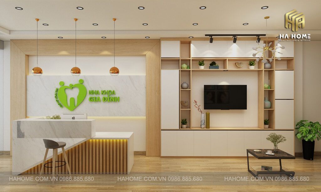 Thiết kế nội thất Nha Khoa Gia Đình