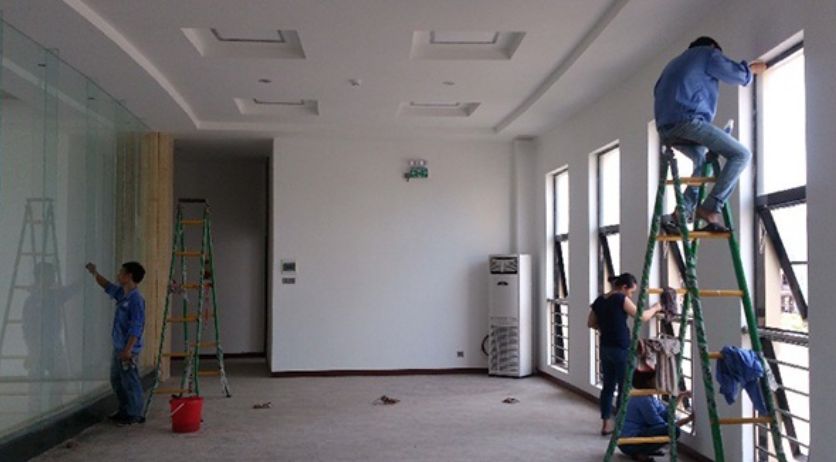 Vệ sinh công nghiệp sau xây dựng